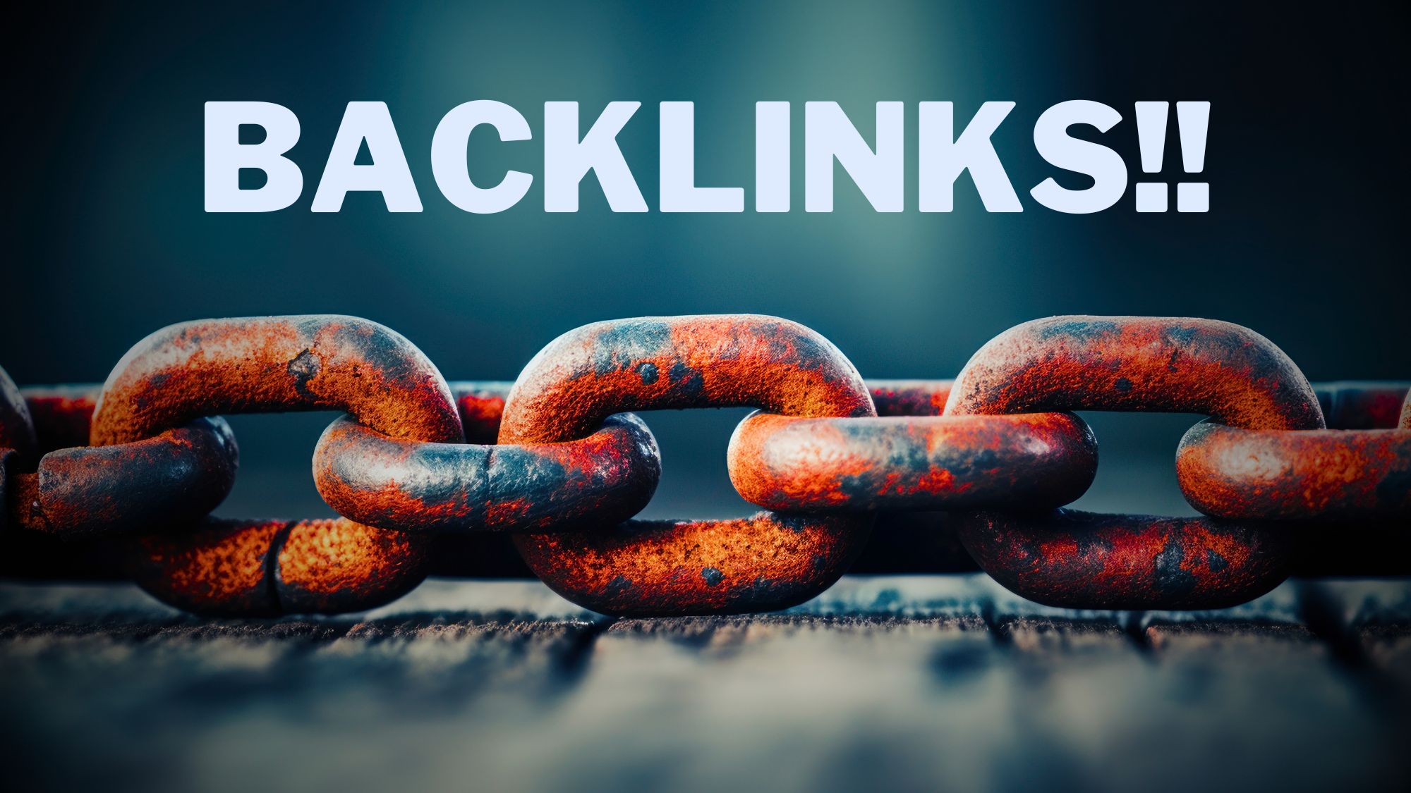 A clue link of strong backlinks showing a successful search engine optimization campaign