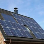 House on solar battery system