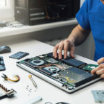 Man busy in MacBook Repair