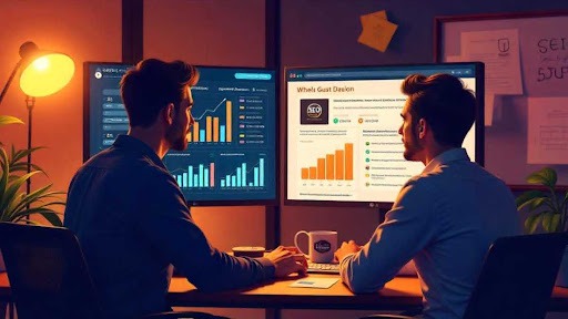 Man having professional guest posting services for his website