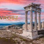 Ancient ruins of Ephesus, Turkey, featuring remnants of classical structures and a glimpse into its historical significance.